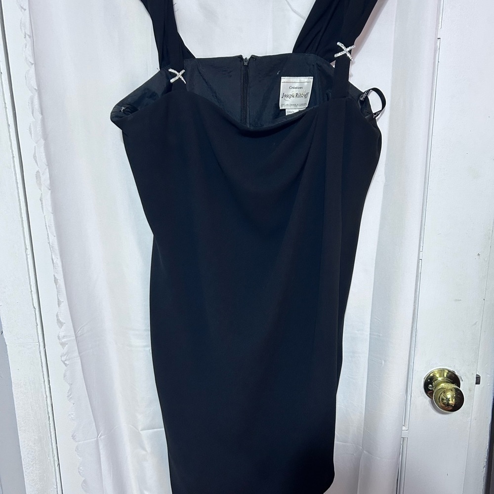 Elegant Joseph Ribkoff -size 14 little Black Dress for special occasions